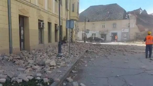 Erős földrengés volt Horvátországban, Magyarországon is érezni lehetett