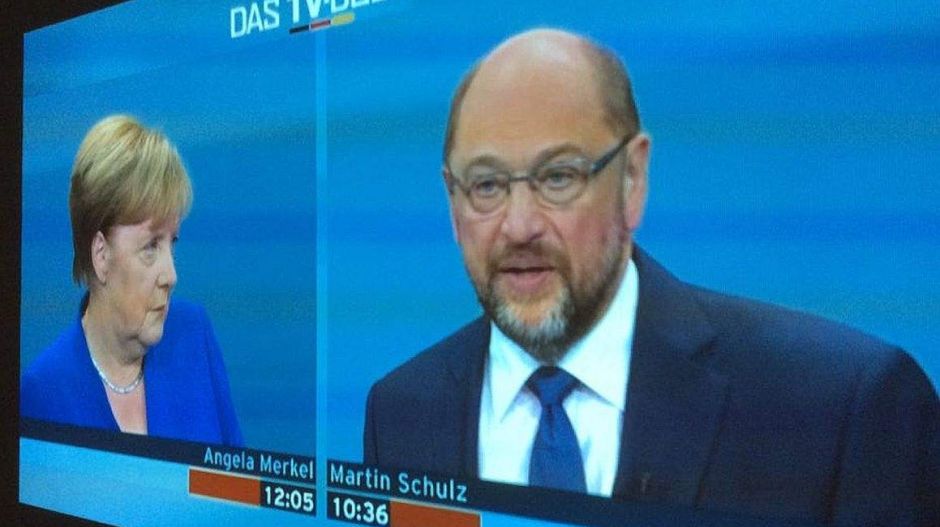 Merkel vs Schulz: a kancellárjelöltek vitája az Azonnalin!