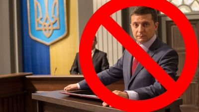 Egy éjszakába se telt, hogy levegyék az orosz képernyőkről az ukrán elnök sorozatát