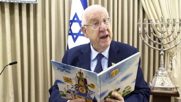 Az izraeli államfő olvasta a mesét a karanténba került gyerekeknek