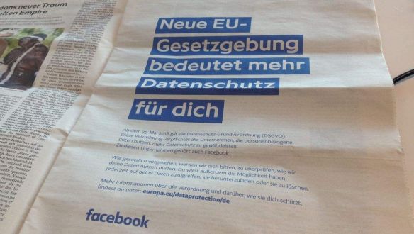 A pofátlanság csúcsa: az EU-s adatvédelemmel reklámozza magát a Facebook