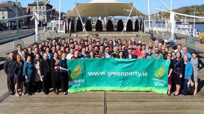 A semmiből törtek elő a Zöldek az ír EP-választáson