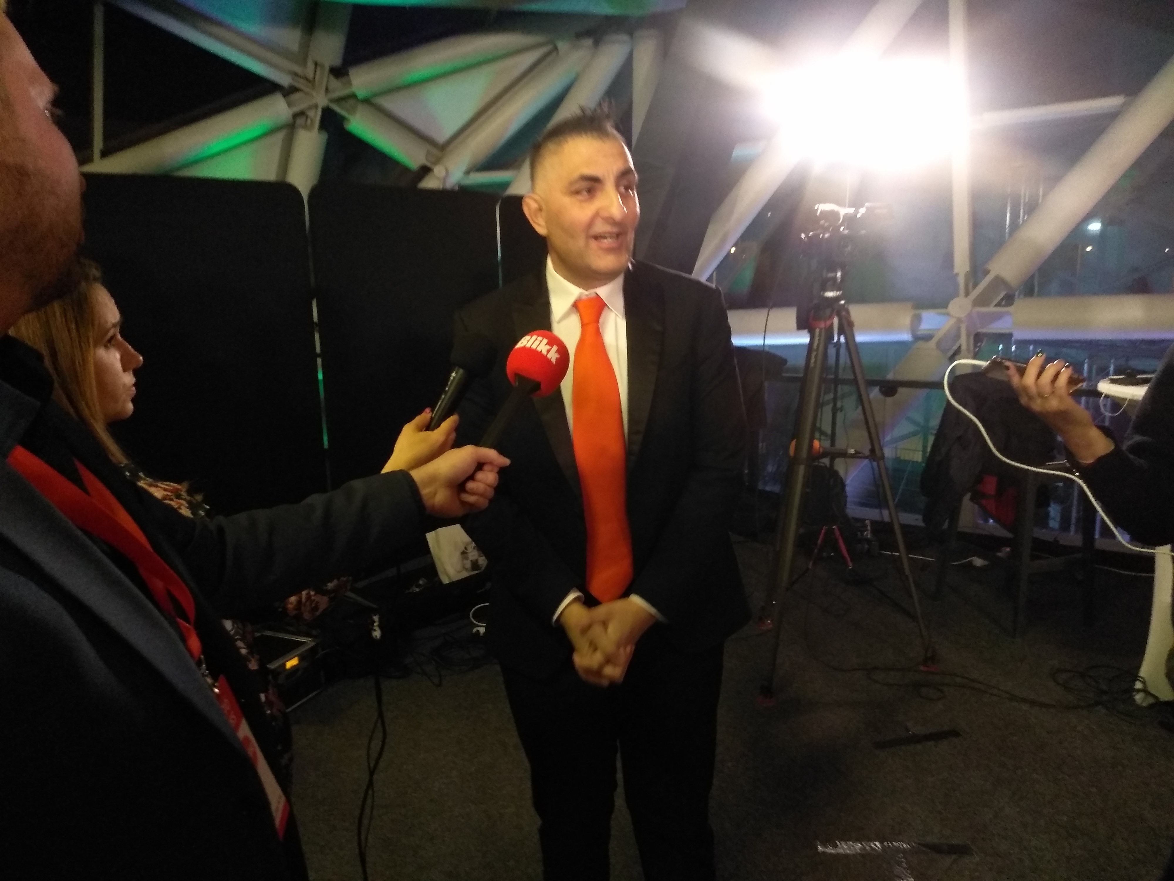 Győzike a Fidesz eredményváróján