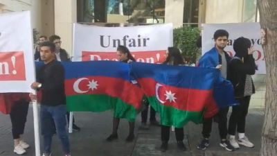 Az év magyar sportmázlija ellen tüntettek Azerbajdzsánban