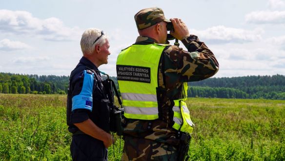 Átlépte a belarusz-litván határt a belarusz határőrség