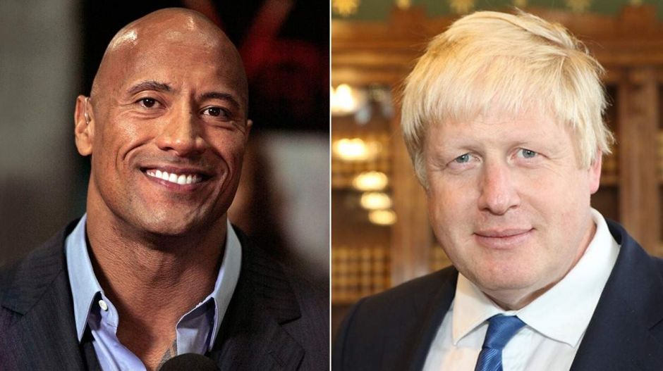 Dráma 2019-ben: Dwayne Johnson azon poénkodott, hogy Boris Johnson a rokona, de túl komolyan vették