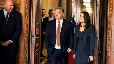 Tagadja Novák Katalin, hogy a Fidesz összeáll a német szélsőjobbal
