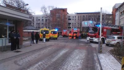 Tűz volt a Szent Imre kórházban Budapesten