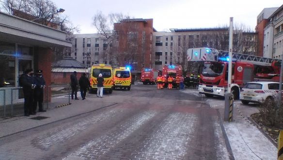 Tűz volt a Szent Imre kórházban Budapesten