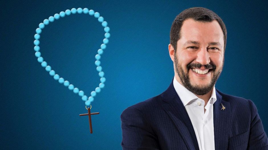 A Vatikán eltiltaná a rózsafüzértől Salvinit