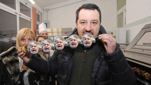 Salviniék hivatalosan is nekimentek a saját kormányuknak, a radikális jobboldal többséget szerezne most