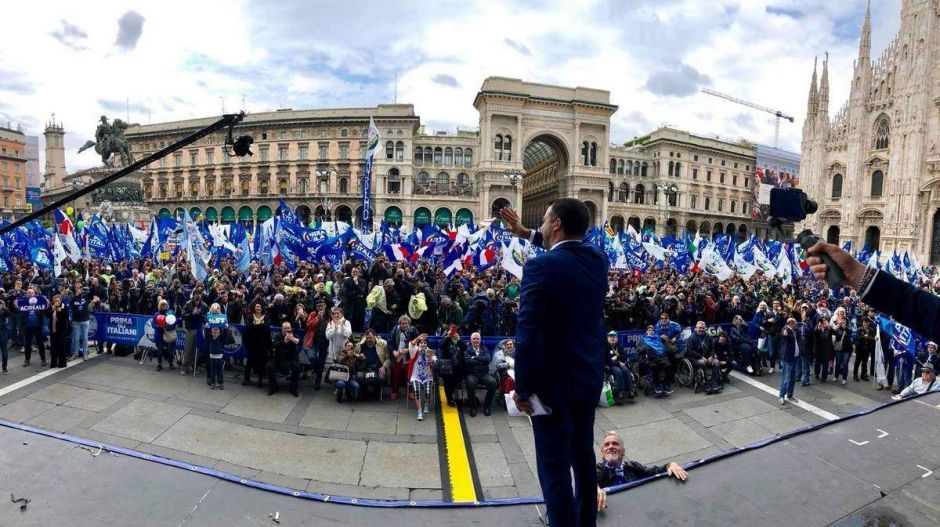 Salviniék populista nagygyűlése nem úgy sült el, ahogyan szerették volna
