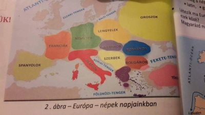 Egy romániai illusztrátor nagyon lazára vette Európa térképét