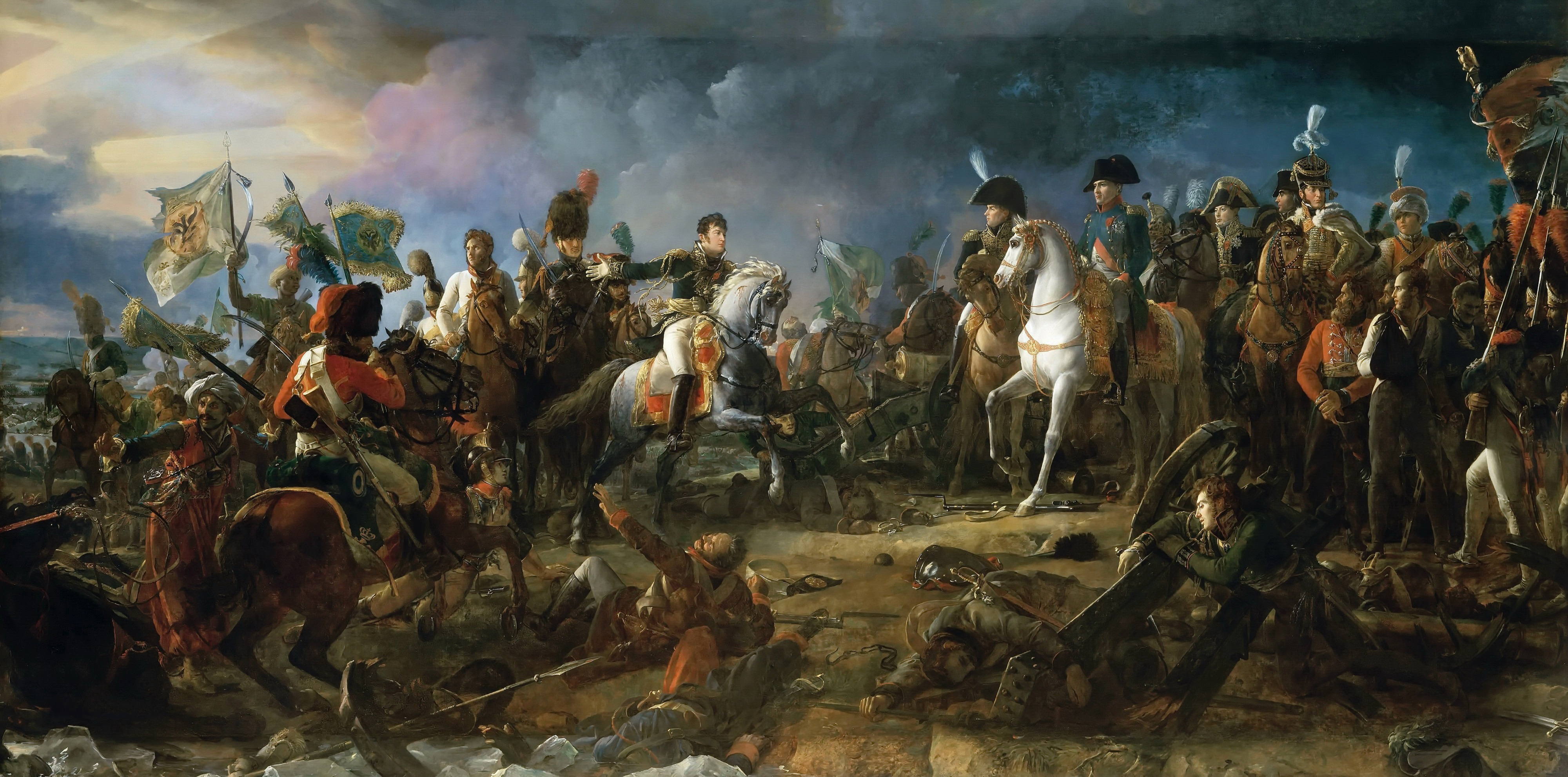 Az Austerlitz-i csata François Gérard 1805-ös festményén.