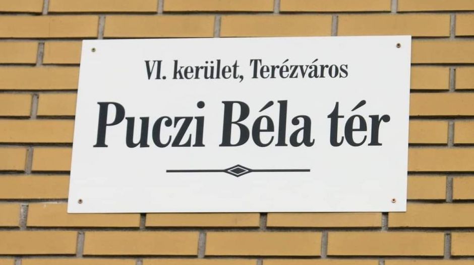 Tényleg elneveztek egy teret Puczi Béláról Budapesten