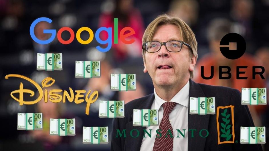 Monsanto, Uber, Google, Walt Disney: mindannyian anyagilag támogatják az európai liberális pártcsaládot