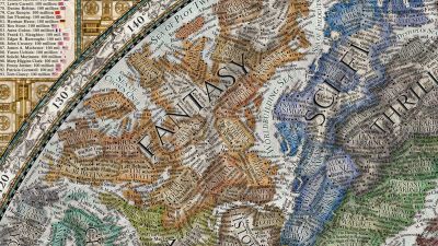 Megtalálod a kedvenc szerzőidet ezen a hatalmas irodalmi térképen?