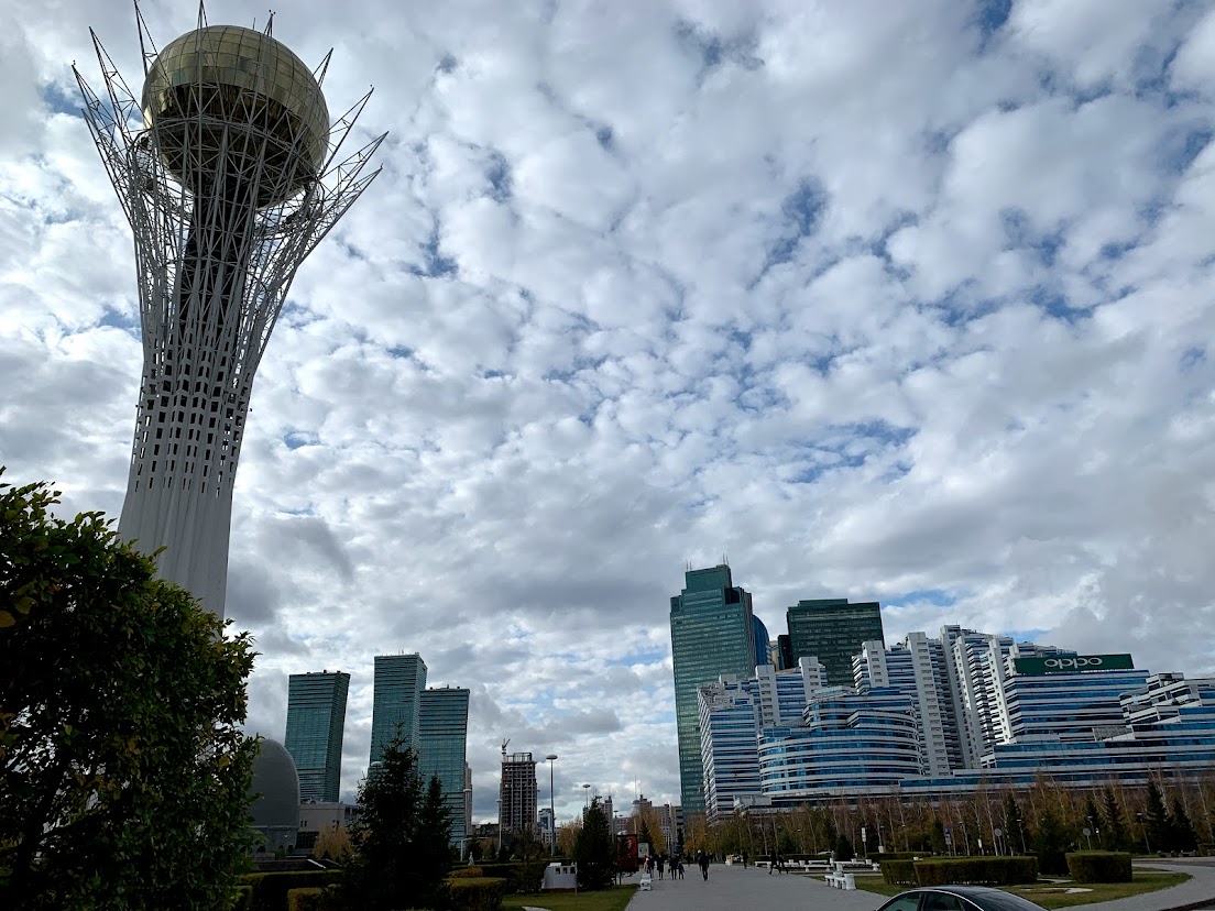 Nur-Szultan belvárosa 2019-ben