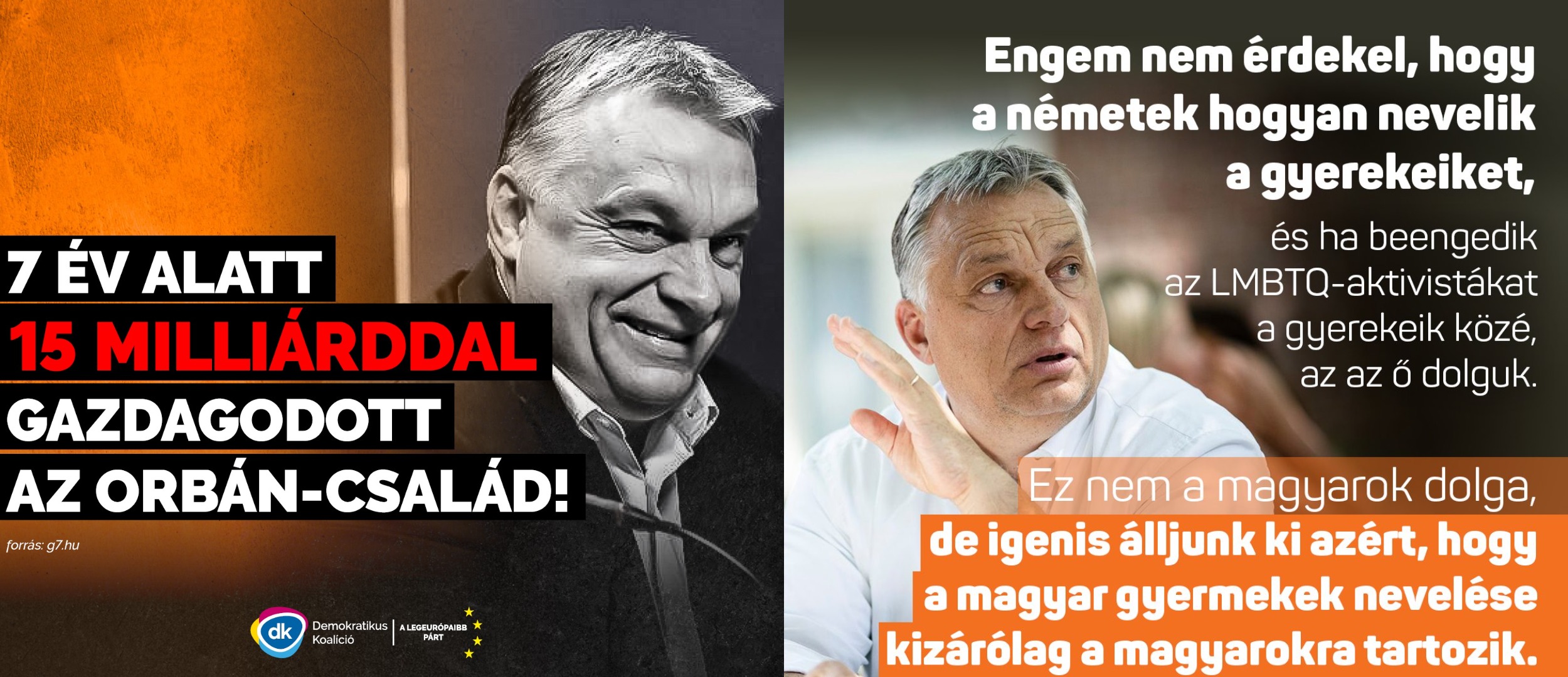 Orbán: az ártatlan angyal és a kárörvendő ördög egy személyben. A magyar közélet két párhuzamos univerzumát ennél aligha lehetne jobban illusztrálni. 