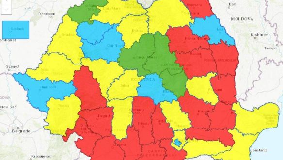 Térképen a romániai eredmények: négy megyében is első az RMDSZ, Regátban megtört a PSD