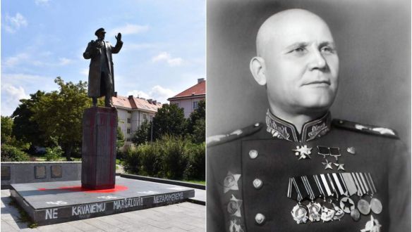 Prága döntött: lebontják a várost felszabadító szovjet marsall szobrát