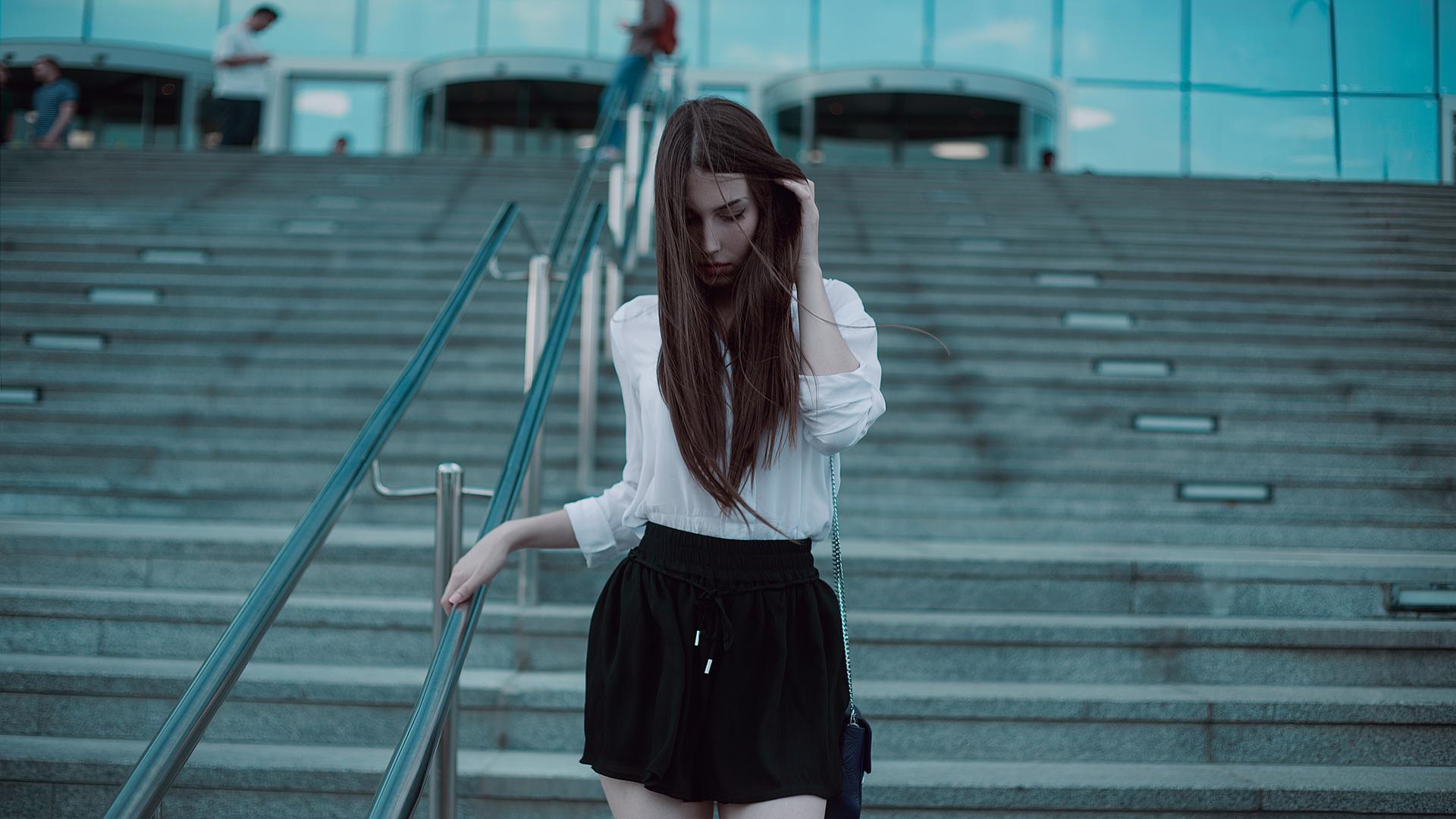 Egy lány Moszkvában / A fotó illusztráció