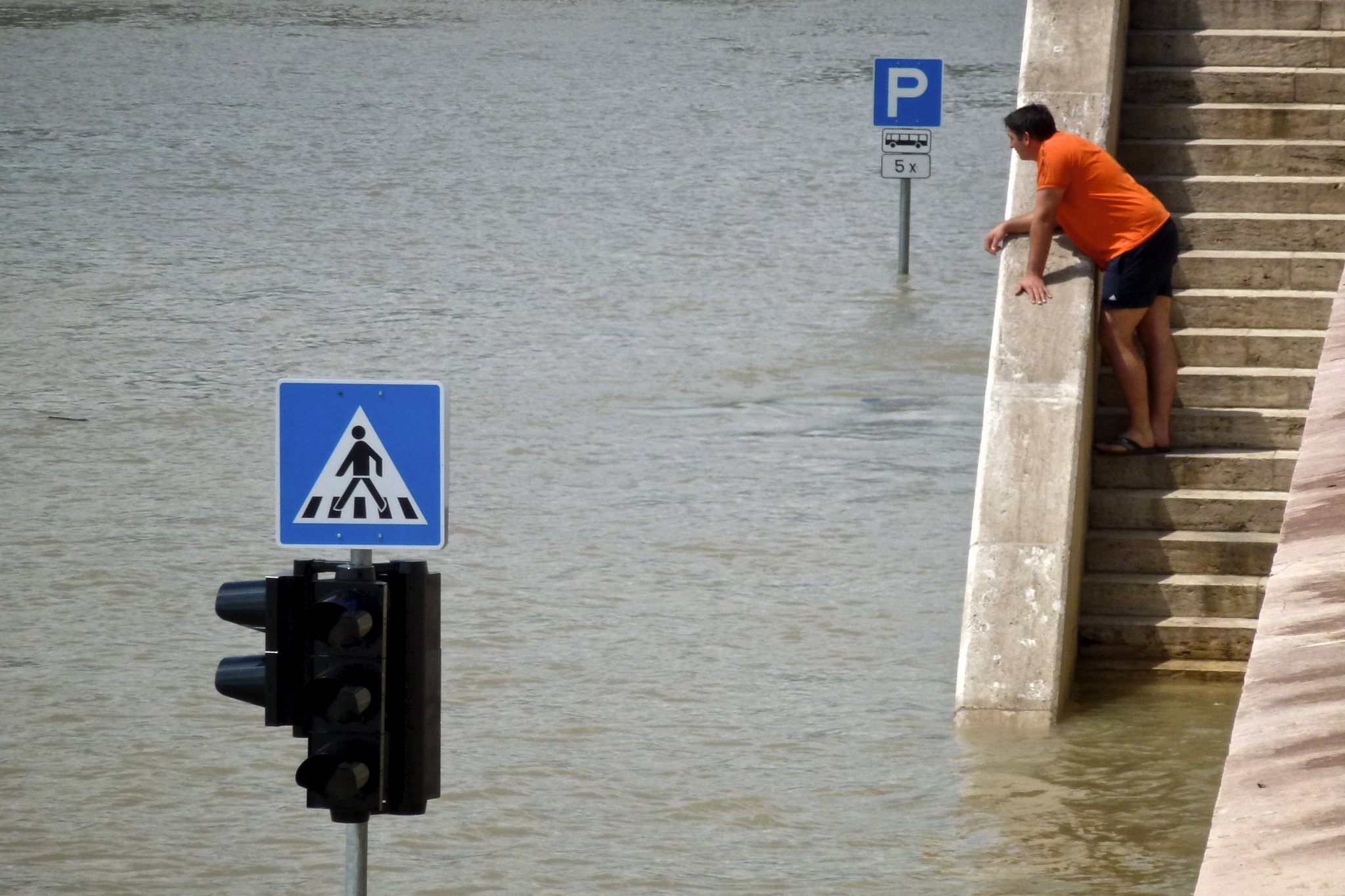 Budapesti árvíz még 2013 júniusában.
