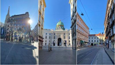 A járvány megvalósítja a sétáló Bécset