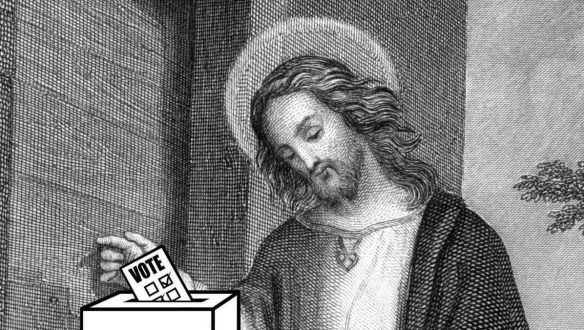 Jézus egy bukott politikus. De vajon kire szavazna?