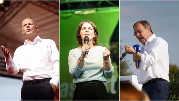 Az utolsó kancellárjelölti vitán már összeállt az SPD-Zöldek koalíció