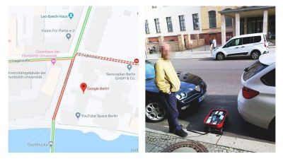 Az igazi kortárs művészet: 99 okostelefonnal hülyítette meg a Google térképét egy férfi