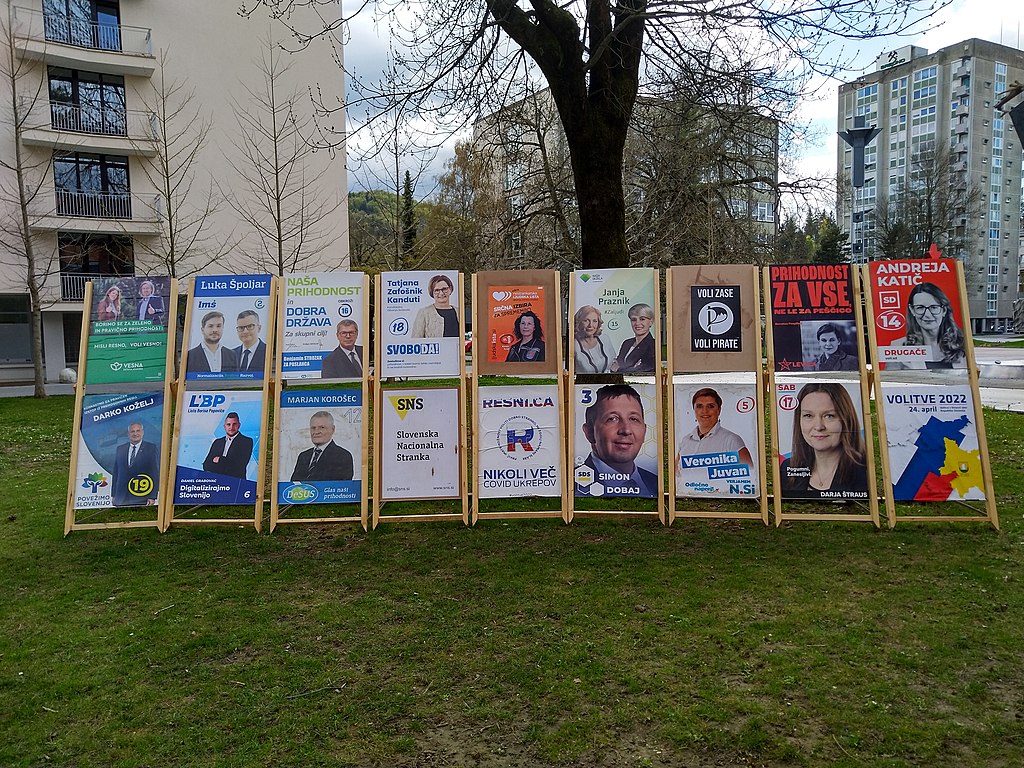 Szlovén választási kampányok még április elején.