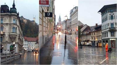 Lovasrendőrökkel őrzött kijárási tilalom: így néz ki Ljubljana a járvány alatt