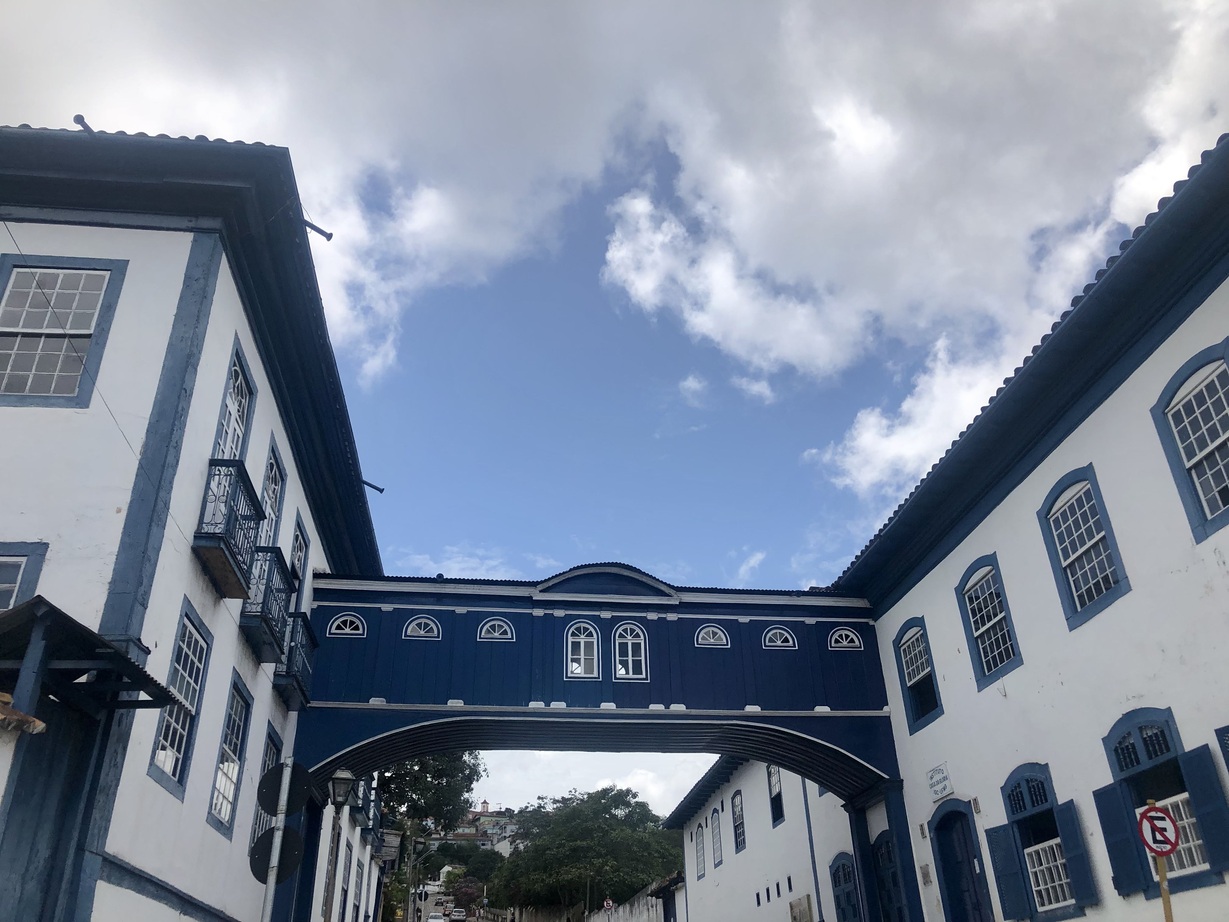 Ilyen kék Ouro Pretoban nincs is.