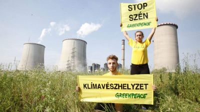 Greenpeace: Zárják be Magyarország utolsó szénerőművét is!