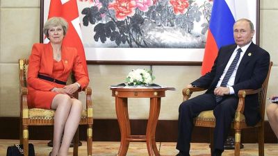A Szkripal-ügy óta először találkozhat May és Putyin