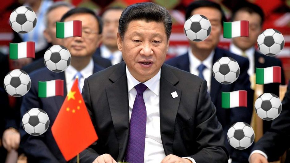 A fociőrült kínai elnök együttműködési megállapodást kötött az olasz labdarúgó-szövetséggel