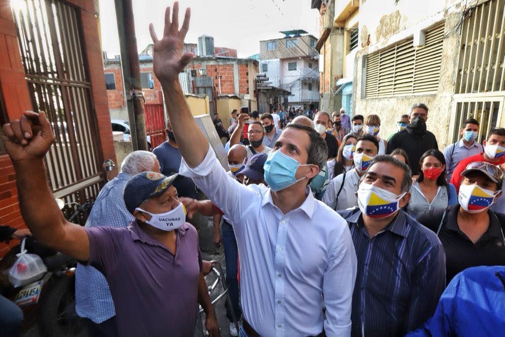 A venezuelai majdnemelnök, Juan Guaido.