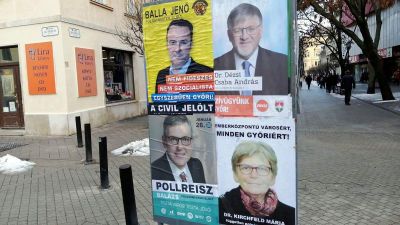 Kilencig kicsit kevesebben mentek szavazni Győrben, mint októberben