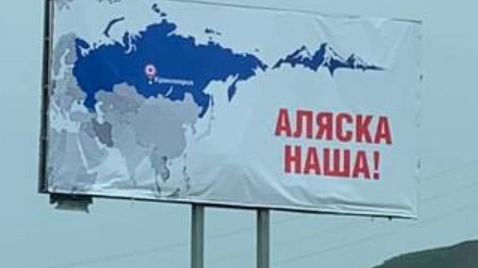 „Alaszka a miénk” feliratú plakátok tűntek fel Szibériában